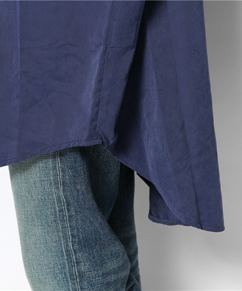 WHO'S WHO gallery(フーズフーギャラリー)の「【THE BIG SERIES 】GABARDINE Shirts(シャツ/ブラウス・レディース・カーキ/グレー/ネイビー・FREE)」の7枚目の写真