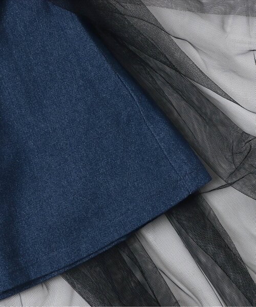 algy（アルジー）の「チュール重ねスカート（スカート・キッズ・ブラック/インディゴブルー・SMALL/MEDIUM/X-SMALL/XX-SMALL）」の9枚目の写真
