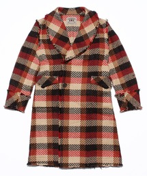 TMT | TMT ORIGINAL WOOL PLAID SHAWL COLLAR COAT(その他アウター)