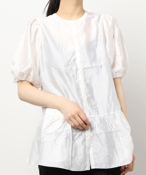 RETRO GIRL（レトロガール）の「【セットアイテム】ビスチェSET2WAYブラウス（シャツ/ブラウス・レディース・ブラック/オフホワイト/グリーン・FREE）」の22枚目の写真