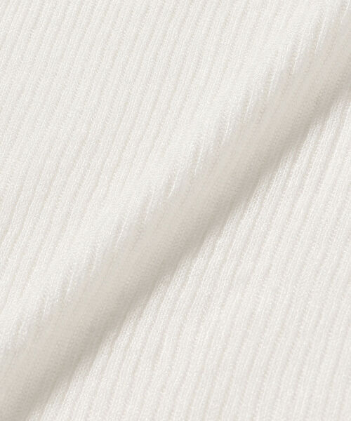 BEAMS LIGHTS(ビームスライツ)の「BEAMS LIGHTS / リネン 14ゲージ リブ クルーネック ロングスリーブ ニット(ニット/セーター・レディース・ホワイト/ライトブルー/ブラック・ONE SIZE)」の19枚目の写真