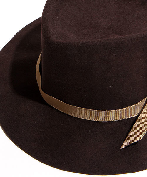 FREAK'S STORE(フリークスストア)の「EFFANEM/エファーマン CRUSHER HAT (ハット・メンズ・ブラウン/ブラック・FREE)」の3枚目の写真