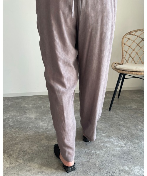 MLI'A（エムリア）の「楊柳キャミサロペット（サロペット/オーバーオール・レディース・ブラック/モカ・M）」の8枚目の写真