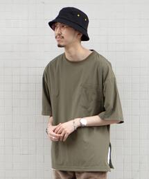 coen | ストレッチナイロンクルーネックTシャツ(Tシャツ/カットソー)