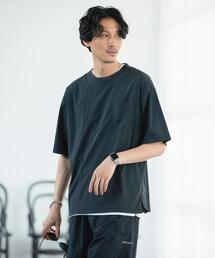 coen | ストレッチナイロンクルーネックTシャツ(Tシャツ/カットソー)