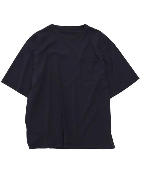 coen（コーエン）の「ストレッチナイロンクルーネックTシャツ（Tシャツ/カットソー・メンズ・ブラック/グレー/オリーブ・SMALL/MEDIUM/LARGE/X-LARGE）」の13枚目の写真