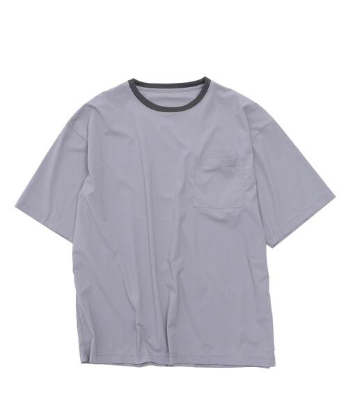 coen（コーエン）の「ストレッチナイロンクルーネックTシャツ（Tシャツ/カットソー・メンズ・ブラック/グレー/オリーブ・SMALL/MEDIUM/LARGE/X-LARGE）」の14枚目の写真