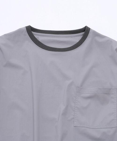 coen（コーエン）の「ストレッチナイロンクルーネックTシャツ（Tシャツ/カットソー・メンズ・ブラック/グレー/オリーブ・SMALL/MEDIUM/LARGE/X-LARGE）」の17枚目の写真