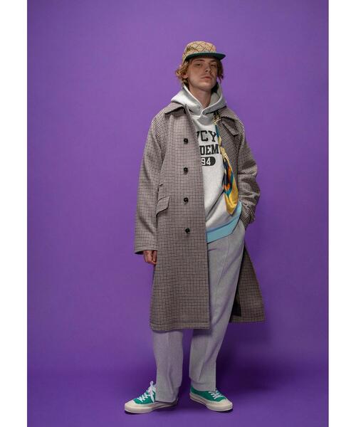 Champion（チャンピオン）の「＜Champion × monkey time＞ F/T  SIDE ZIP PANTS/スウェットパンツ（スウェットパンツ・メンズ・ブラック/グレー・S/L/M）」の8枚目の写真