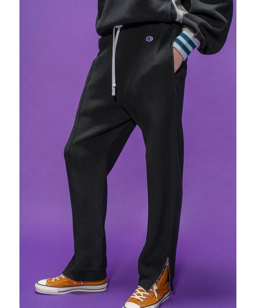 Champion（チャンピオン）の「＜Champion × monkey time＞ F/T  SIDE ZIP PANTS/スウェットパンツ（スウェットパンツ・メンズ・ブラック/グレー・S/L/M）」の9枚目の写真