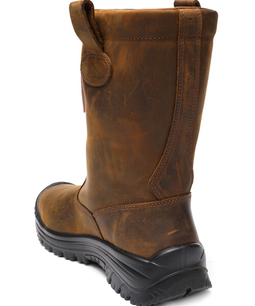 DIESEL（ディーゼル）の「メンズ トリートメントレザー ワークブーツ（ブーツ・メンズ・ダークブラウン・44/40/41/42/43）」の3枚目の写真