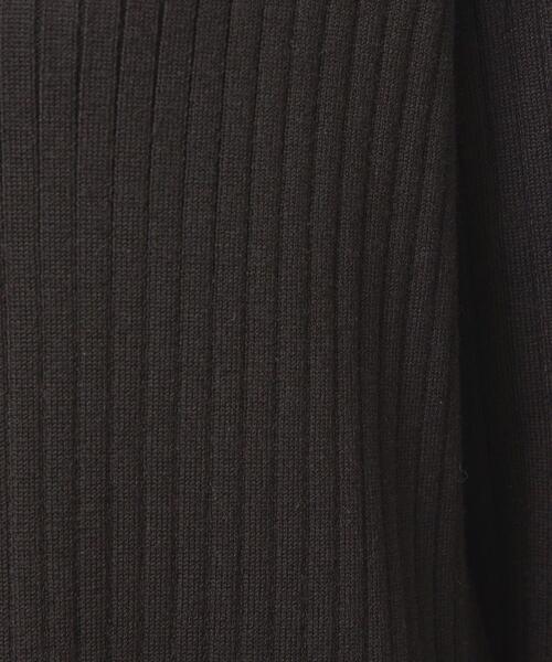 closet story（クローゼットストーリー）の「＜closet story（クロ－ゼットストーリー）＞ リブサック Vネック ワンピース -ウォッシャブル-（ワンピース・レディース・ベージュ/ブラック/シャーベット・FREE）」の6枚目の写真