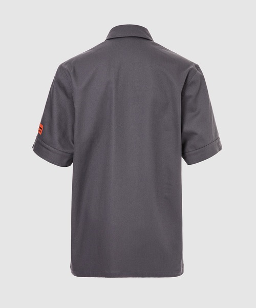 HERON PRESTON（ヘロンプレストン）の「LABEL FR CUTS SHIRT（シャツ/ブラウス・メンズ・ダークグレー・M/L）」の2枚目の写真