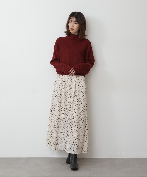 FREE'S MART(フリーズマート)の「【Sシリーズ対応】◆レトロフラワーマキシスカート(スカート・レディース・ブルー/ホワイト系その他/ブラック系その他・SMALL/MEDIUM)」の7枚目の写真