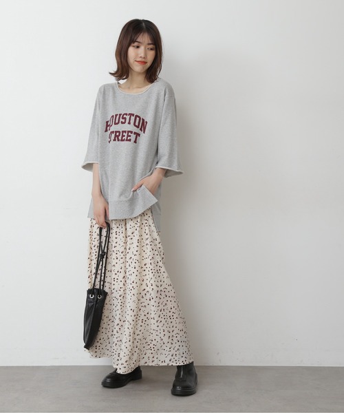 FREE'S MART(フリーズマート)の「【Sシリーズ対応】◆レトロフラワーマキシスカート(スカート・レディース・ブルー/ホワイト系その他/ブラック系その他・SMALL/MEDIUM)」の8枚目の写真