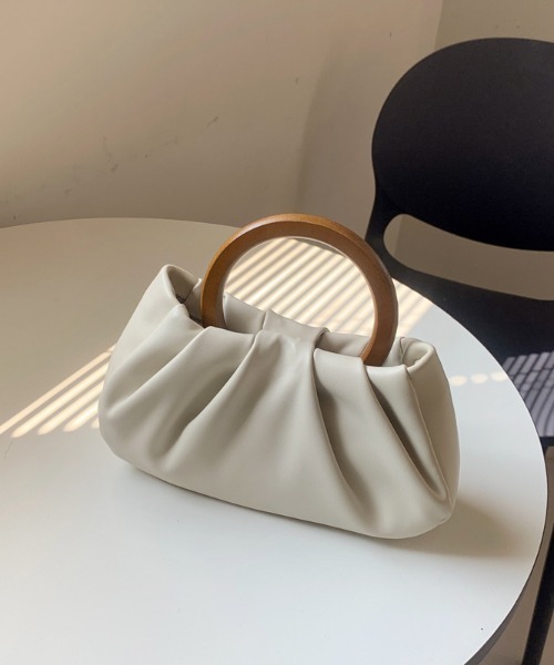 yuue' ( wear )（ユーイ）の「2wayレザーハンドバッグ（ハンドバッグ・レディース・ブラック/オフホワイト/イエロー・FREE）」の7枚目の写真