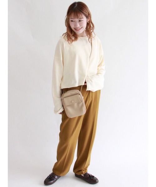 ehka sopo（エヘカソポ）の「フラップモバイルショルダー（ショルダーバッグ・レディース・ベージュ/ブラウン/ピンク・ﾌﾘ-）」の13枚目の写真