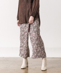 ペイズリープリントワイドパンツ