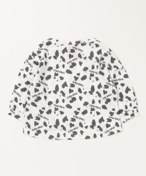 BABYDOLL（ベビードール）の「ダルメシアン柄ロンT 5547K（Tシャツ/カットソー・キッズ・ホワイト/オフホワイト・120cm/140cm/110cm/80ｃｍ/90cm/130cm/100cm）」の3枚目の写真