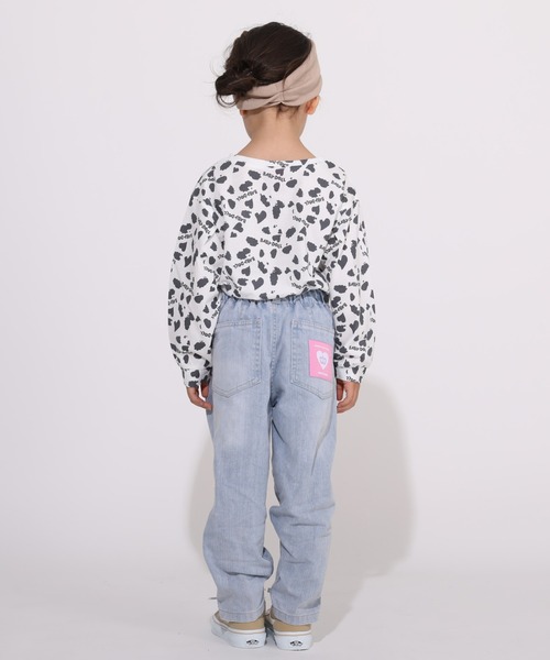 BABYDOLL（ベビードール）の「ダルメシアン柄ロンT 5547K（Tシャツ/カットソー・キッズ・ホワイト/オフホワイト・120cm/140cm/110cm/80ｃｍ/90cm/130cm/100cm）」の6枚目の写真