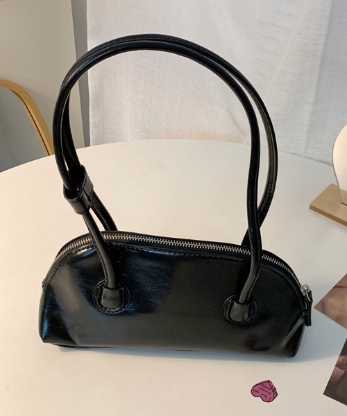 Chaco closet(チャコ クローゼット)の「カラーミニボストンバッグ(ボストンバッグ・レディース・グリーン/ピンク/ブラック/アイボリー/サックスブルー・FREE)」の16枚目の写真