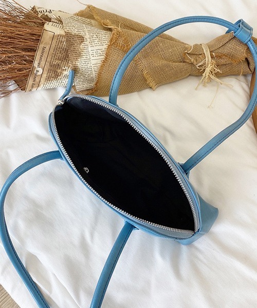 Chaco closet(チャコ クローゼット)の「カラーミニボストンバッグ(ボストンバッグ・レディース・グリーン/ピンク/ブラック/アイボリー/サックスブルー・FREE)」の10枚目の写真