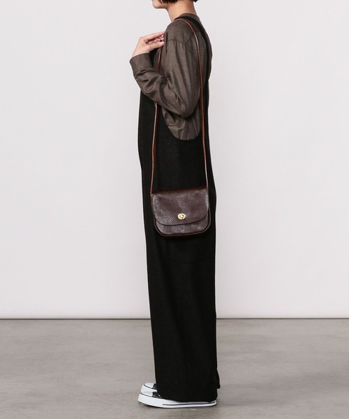 mimi(ミミ)の「【Mimi】ショルダーバッグ FRANCIS GRAINY WOMEN(ショルダーバッグ・レディース・ブルー系その他7/ダークグレー・FREE)」の2枚目の写真