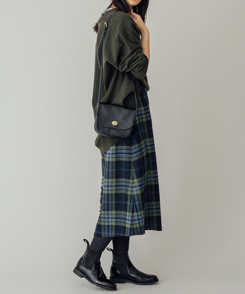 mimi(ミミ)の「【Mimi】ショルダーバッグ FRANCIS GRAINY WOMEN(ショルダーバッグ・レディース・ブルー系その他7/ダークグレー・FREE)」の8枚目の写真