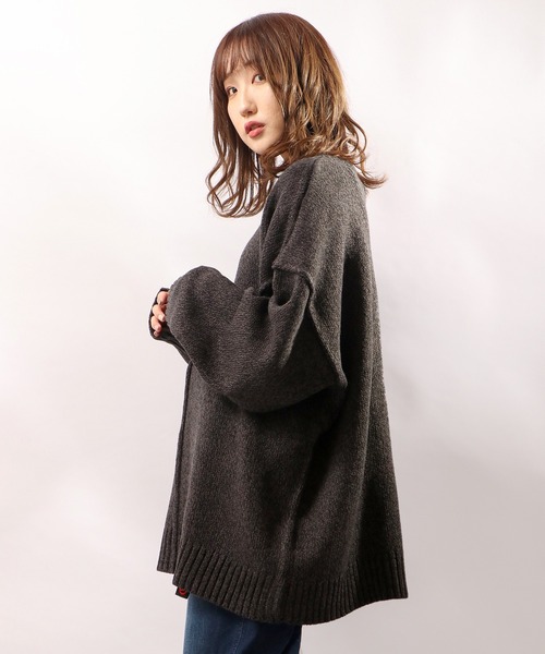 Revo.(レボ)の「5G AB ヤーン リンキング クルーネックニット(ニット/セーター・メンズ・ベージュ/ナチュラル/ブラック/カーキ・M/L)」の13枚目の写真