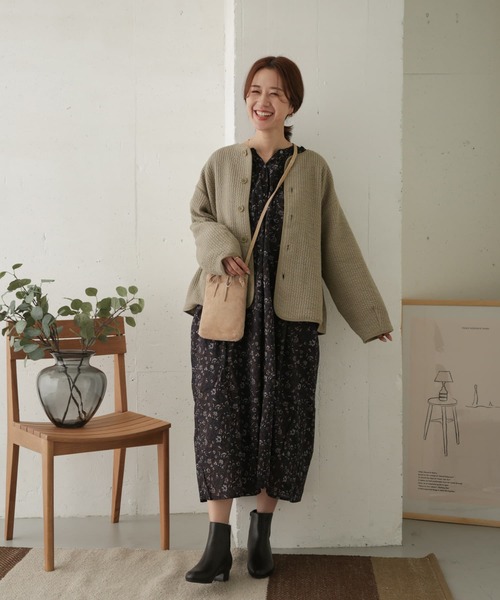 URBAN RESEARCH DOORS（アーバンリサーチドアーズ）の「キルトノーカラージャケット（ノーカラージャケット・レディース・アイボリー/ベージュ系その他/スミクロ・ONE）」の19枚目の写真