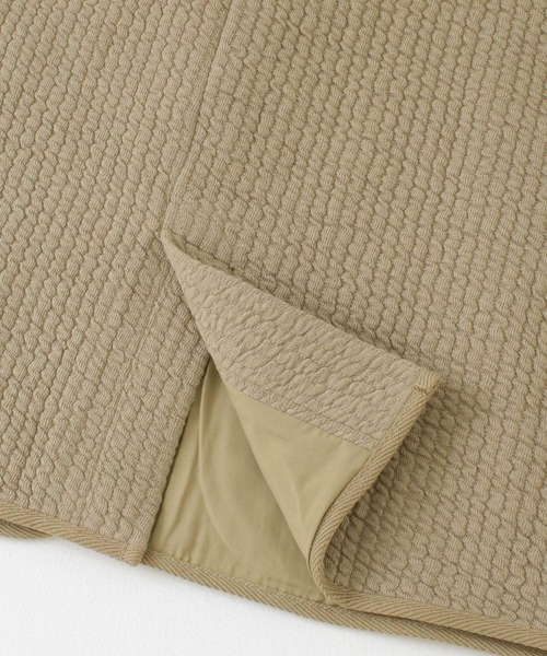 URBAN RESEARCH DOORS（アーバンリサーチドアーズ）の「キルトノーカラージャケット（ノーカラージャケット・レディース・アイボリー/ベージュ系その他/スミクロ・ONE）」の7枚目の写真