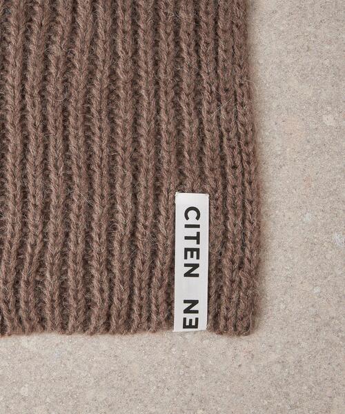 CITEN（シテン）の「＜CITEN（シテン）＞リブ ニット ストール（マフラー・レディース・ベージュ/オフホワイト・FREE）」の11枚目の写真