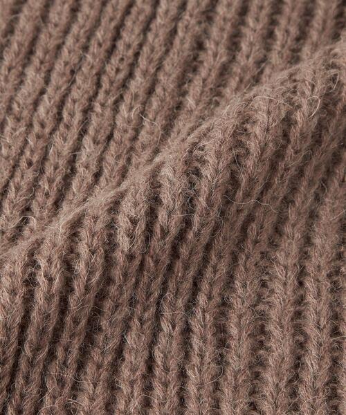 CITEN（シテン）の「＜CITEN（シテン）＞リブ ニット ストール（マフラー・レディース・ベージュ/オフホワイト・FREE）」の8枚目の写真