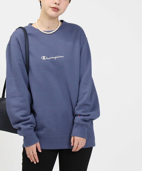 Champion（チャンピオン）の「【Champion】あったかクルースウェット（パーカー・レディース・ロイヤルブルー/ダークブラウン/ピンク・L/M）」の16枚目の写真