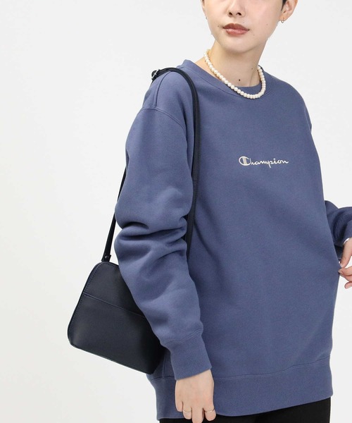 Champion（チャンピオン）の「【Champion】あったかクルースウェット（パーカー・レディース・ロイヤルブルー/ダークブラウン/ピンク・L/M）」の17枚目の写真