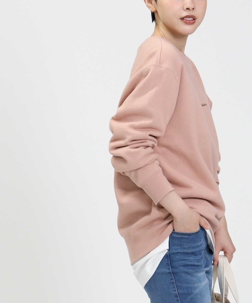 Champion（チャンピオン）の「【Champion】あったかクルースウェット（パーカー・レディース・ロイヤルブルー/ダークブラウン/ピンク・L/M）」の19枚目の写真