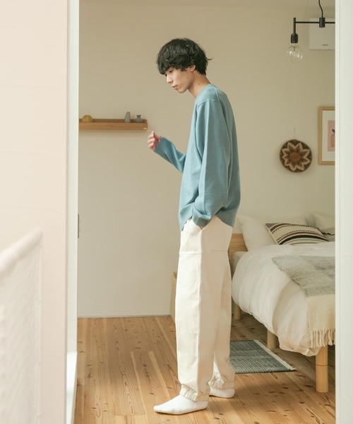 FORK&SPOON(フォークアンドスプーン)の「FORK&SPOON 裏起毛スウェットパンツ(その他パンツ・メンズ・アイボリー/ブラウン系その他・4/5)」の15枚目の写真