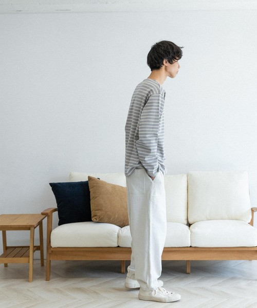 FORK&SPOON(フォークアンドスプーン)の「FORK&SPOON 裏起毛スウェットパンツ(その他パンツ・メンズ・アイボリー/ブラウン系その他・4/5)」の16枚目の写真