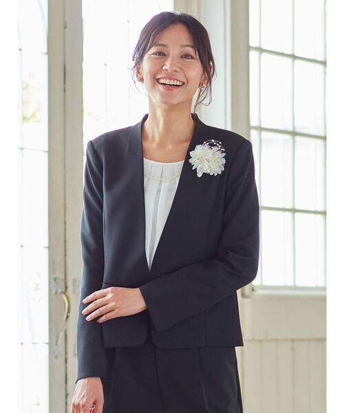 SHOO・LA・RUE(シューラルー)の「◆【セレモニー】エコパール&キラキラボール ピアス&イヤリング(ピアス(両耳用)・レディース・オフホワイト/ホワイト系3・00)」の6枚目の写真