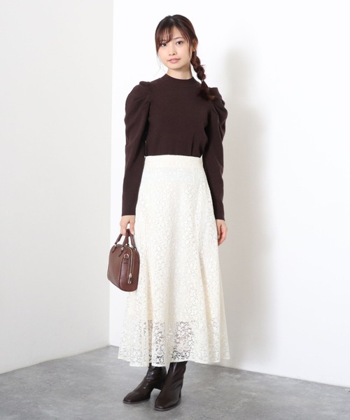 archives（アルシーヴ）の「レースマーメイドフレアスカート（スカート・レディース・ブルー/ブラック/アイボリー・MEDIUM）」の14枚目の写真