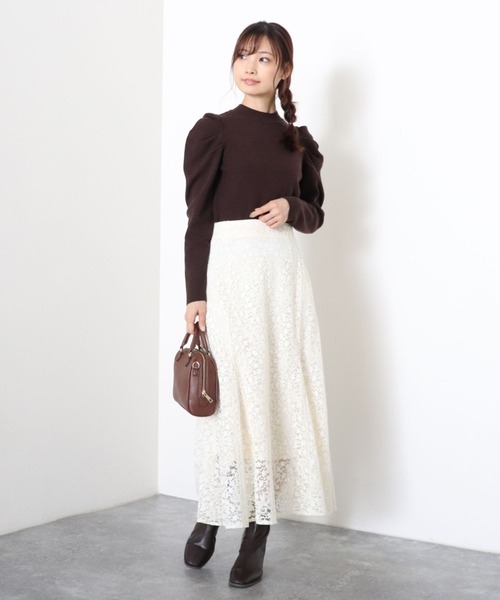 archives（アルシーヴ）の「レースマーメイドフレアスカート（スカート・レディース・ブルー/ブラック/アイボリー・MEDIUM）」の6枚目の写真