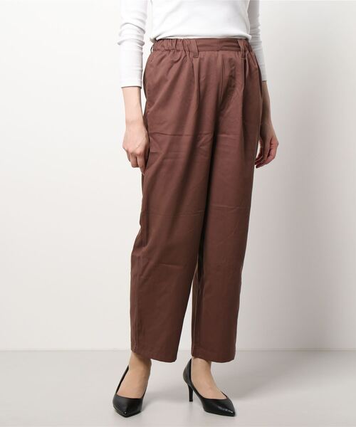 Samansa Mos2 blue(サマンサモスモスブルー)の「表起毛ツイルイージーパンツ(その他パンツ・レディース・グレー/チャコール/ブラウン/ブラック・フリ-)」の7枚目の写真