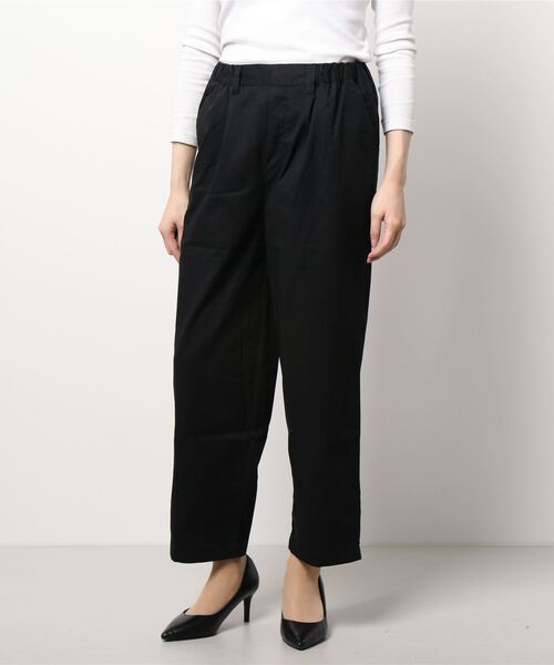 Samansa Mos2 blue(サマンサモスモスブルー)の「表起毛ツイルイージーパンツ(その他パンツ・レディース・グレー/チャコール/ブラウン/ブラック・フリ-)」の8枚目の写真