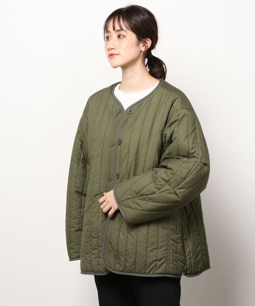 CLANE(クラネ)の「REVERSIBLE MILITARY BOA JACKET(ミリタリージャケット・レディース・ブラック/カーキ/アイボリー・1/2)」の19枚目の写真