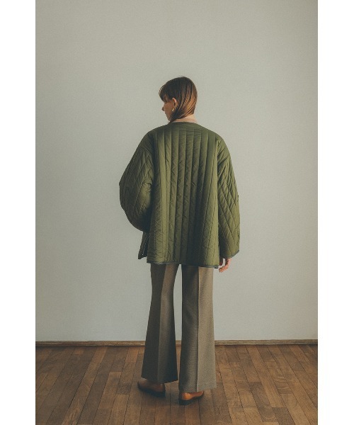 CLANE(クラネ)の「REVERSIBLE MILITARY BOA JACKET(ミリタリージャケット・レディース・ブラック/カーキ/アイボリー・1/2)」の16枚目の写真