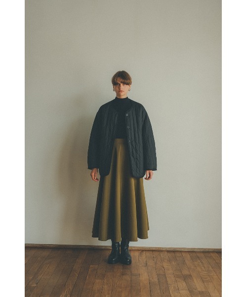 CLANE(クラネ)の「REVERSIBLE MILITARY BOA JACKET(ミリタリージャケット・レディース・ブラック/カーキ/アイボリー・1/2)」の12枚目の写真