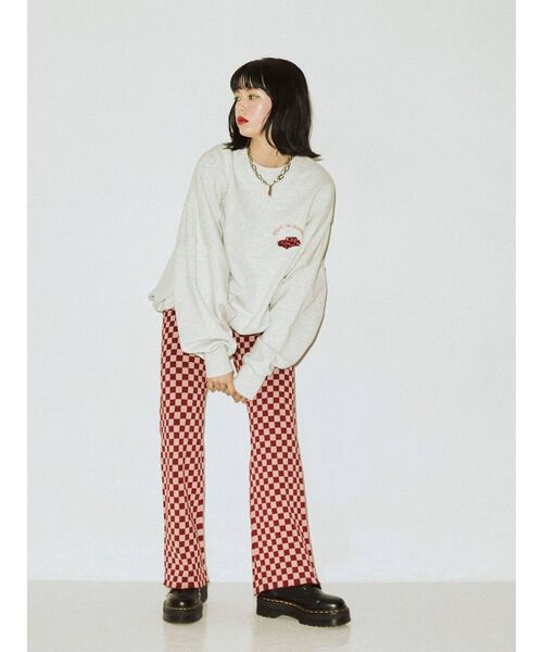 jouetie（ジュエティ）の「バックロゴプルオーバー（スウェット・レディース・ブラック/オフホワイト/ブルー・MEDIUM）」の17枚目の写真