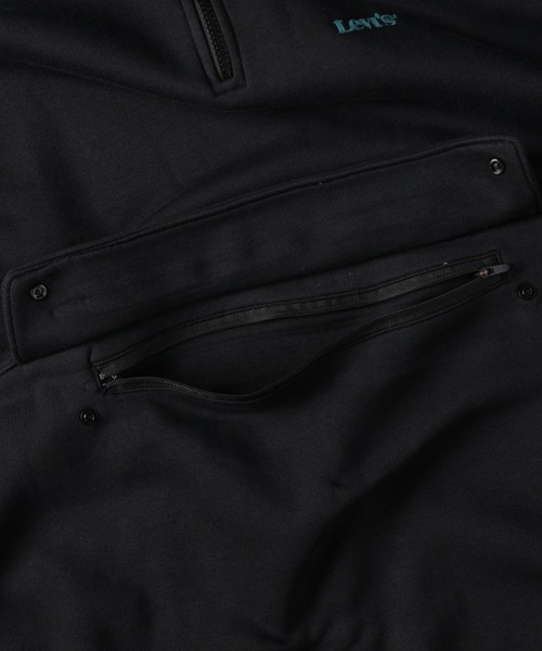 Levi's（リーバイス）の「【Levi's】ハーフジッププルオーバー（パーカー・メンズ・ブラック・S/M/L）」の13枚目の写真