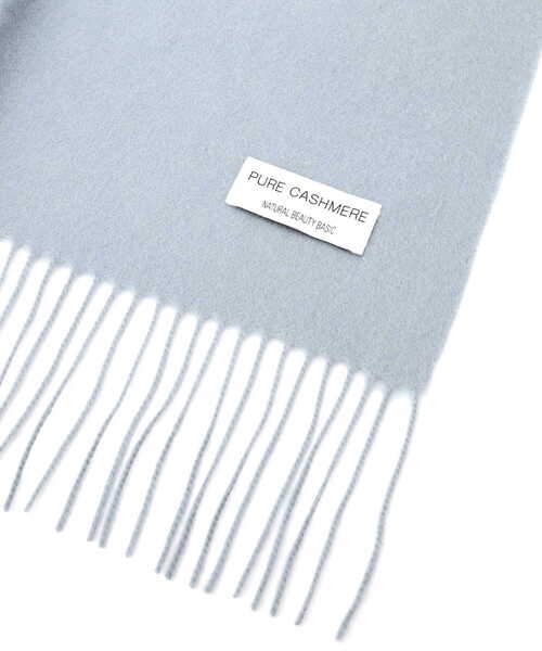 NATURAL BEAUTY BASIC（ナチュラルビューティーベーシック）の「カシミヤライトストール（ストール/ショール・レディース・オフホワイト/ベージュ系その他2/ラベンダー/ブルー・FREE）」の19枚目の写真