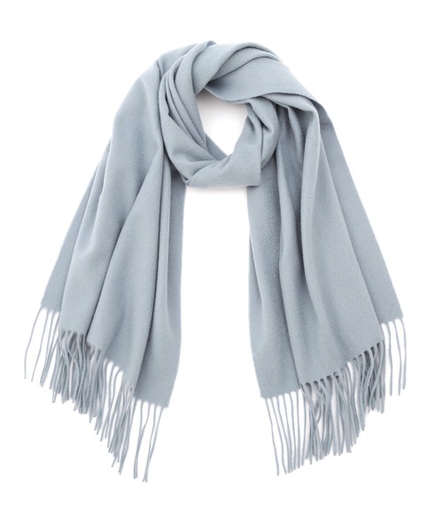 NATURAL BEAUTY BASIC（ナチュラルビューティーベーシック）の「カシミヤライトストール（ストール/ショール・レディース・オフホワイト/ベージュ系その他2/ラベンダー/ブルー・FREE）」の9枚目の写真